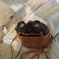 Vintage Glanz 8x30  Coated Binoculars In Case