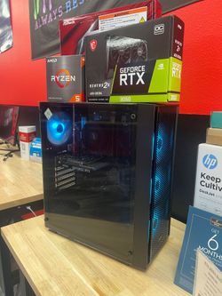 RTX 3050 Custom Gaming PC. Only $50 Down with No Credit Needed Financing!