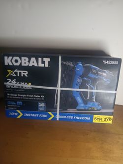 Kobalt XTR 2-1/2-in 16-Gauge Cordless Finish Nailer (Battery and Charger Included)