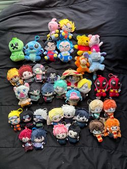 Anime Plushie Key Chain Toys