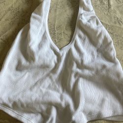 White Halter Top 