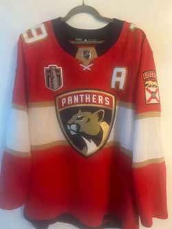 Florida Panthers Adidas NHL Jersey 2023 Stanley Cup Patch MATTHEW TKACHUK