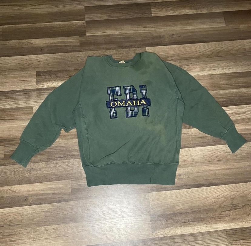 FBI Omaha Green Sweatshirt