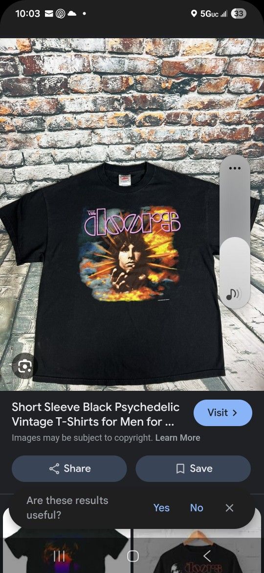 Vintage The Doors Jim Morrison Cronies 1998 Psychedelic T Shirt XL