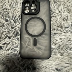 LOOBIVAL Matte Magnetic for iPhone 15 Pro Max Case Compatible with Magsafe, with Camera Lens Protector, [Drop Tested] Armor Hard Slim Translucent Cove