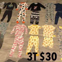 3T Toddler Boy Pajamas 