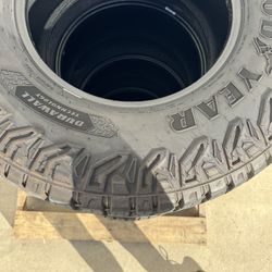 Set Of 4 - Used 35 Inch Good Year Territory Mud Terrain LT315/70R17