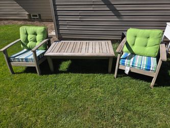 Patio set.