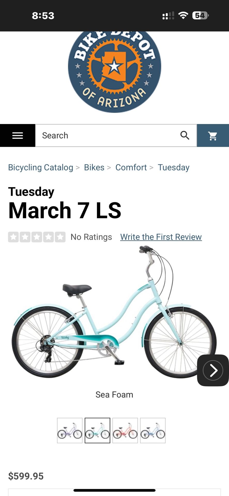 March 7 Tuesday LS Beach Cruiser 