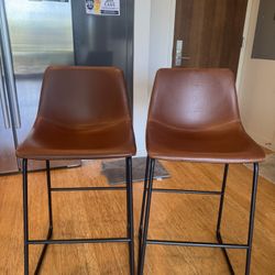 Leather Barstool Chairs