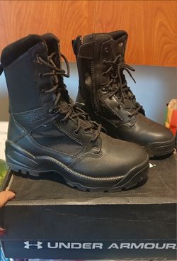 Steel toe work boots