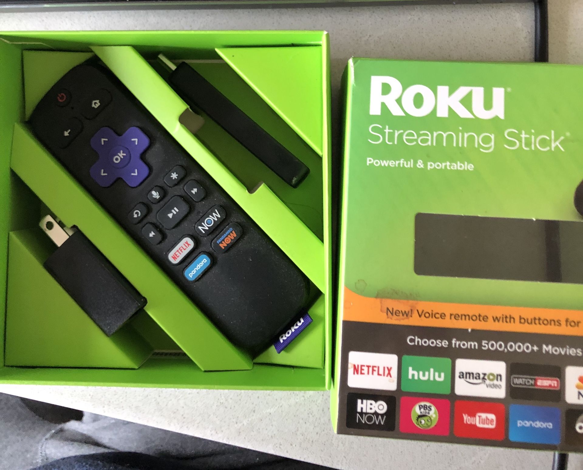 Roku Streaming stick. 1080p HD