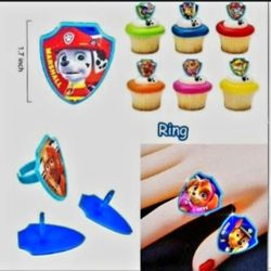 Paw Patrol Cupcake Toppers