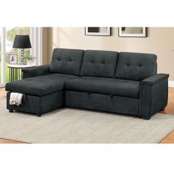 Adjustable sofa bed with storage brand new in box firm price $450