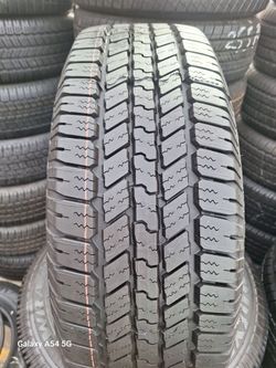 LT265/70R18 wrangler Goodyear semi new all four with 95% tread life