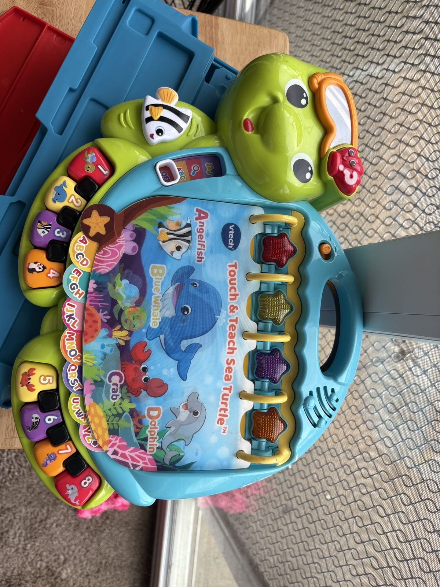 VTech Touch & Teach Sea Turtle Baby and Toddler Toys - OBO