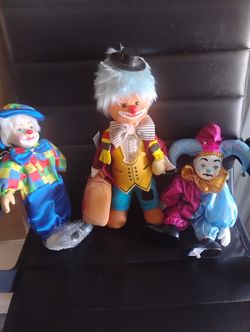 Porcelain Clowns