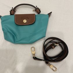 Tirana Blue Color Make Up Bag 