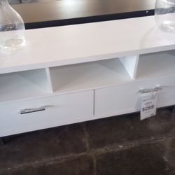 White Tv Stand With Drawers 
