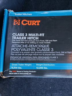 Curt manufacturing multifit 2in hitch