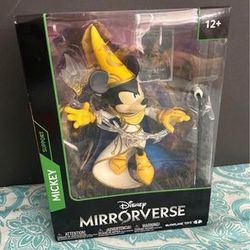 mickey mouse 12 inch mirror verse figure new sealed