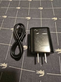 Cell phone wall charger and USB-C cable