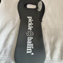 Pickle Ballin Neoprene Ball Wine Case New 