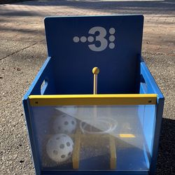 Softball tic tac toe carnival game