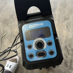 Karaoke, Machine, Two Microphones Top-Of-The-Line