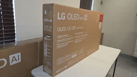 New 55 Inch LG Oled LG C6 Smart TV 4K UHD with 165 Hz refresh rate. Brand new in the box.