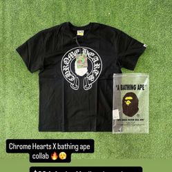 Chrome hearts X bathing ape collab 