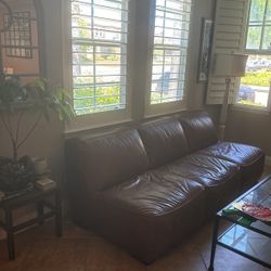 Leather Couch From living Spaces