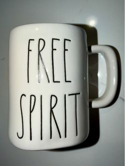 Rae Dunn 'FREE SPIRIT' Ceramic Mug