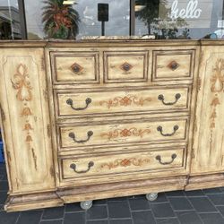 Credenza TV Stand With Lots Of Storage! 