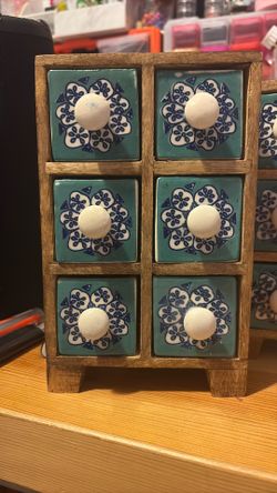 mini shelf wooden chest ceramic drawers india