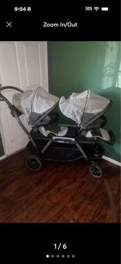 Pep Perego book pop up double stroller