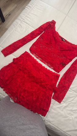 Red Two Piece