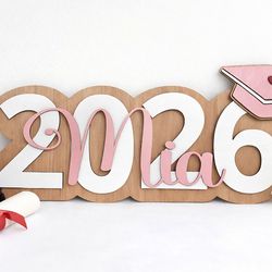 Graduation Keepsake 🎓 Letrero de Graduación Personalizado