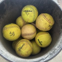 Bucket Of Softballs