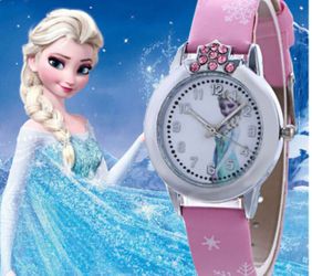 Cute Girl's Frozen Cartoon Watch