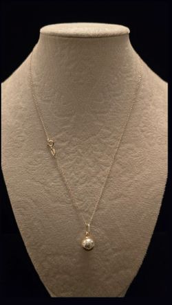 Custom 3D Printed 925 Sterling Silver Volleyball Pendant