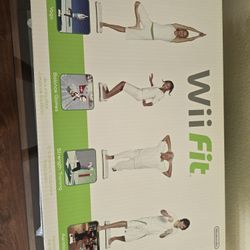 Wii Fit With Balance Board.