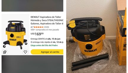 Vacuum cleaner new 6 gallons