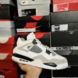 Jordan Military Black 4s size 13 USED But Clean