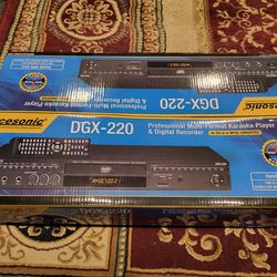 Acesonic DGX-220 Karaoke Professional Multi-Format Karaoke and Digital Recorder