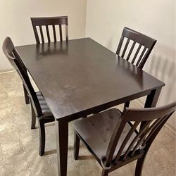 Black Table Breakfast Nook