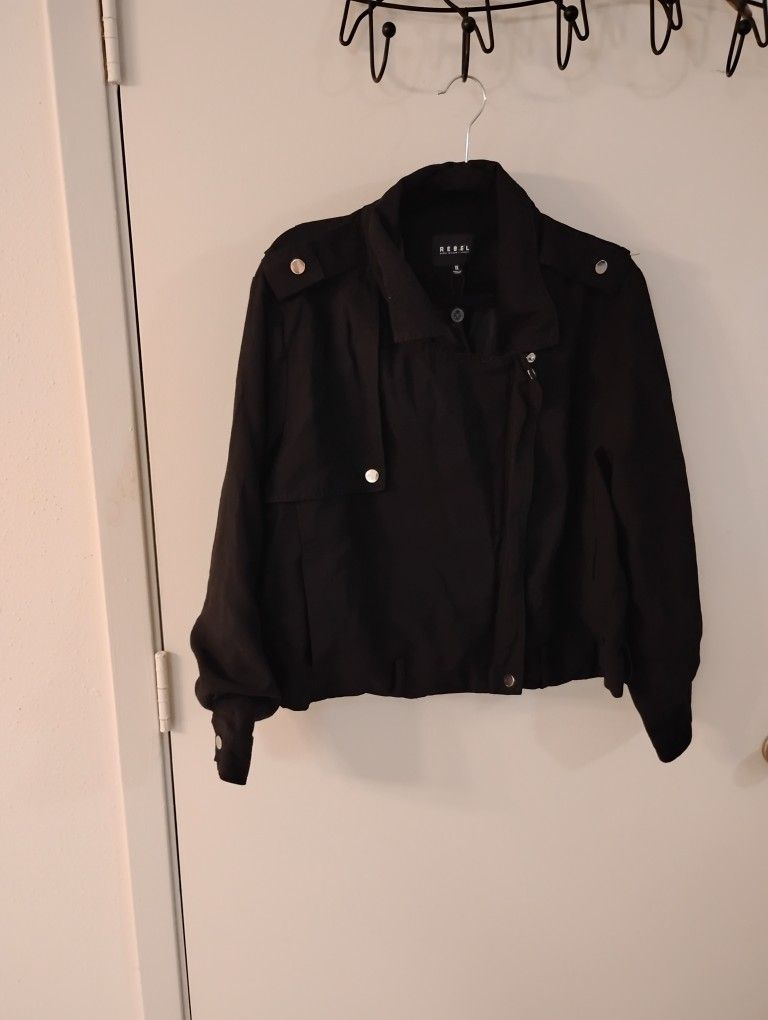 Women's Plus Size Black Jacket 