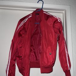 Red Windbreaker
