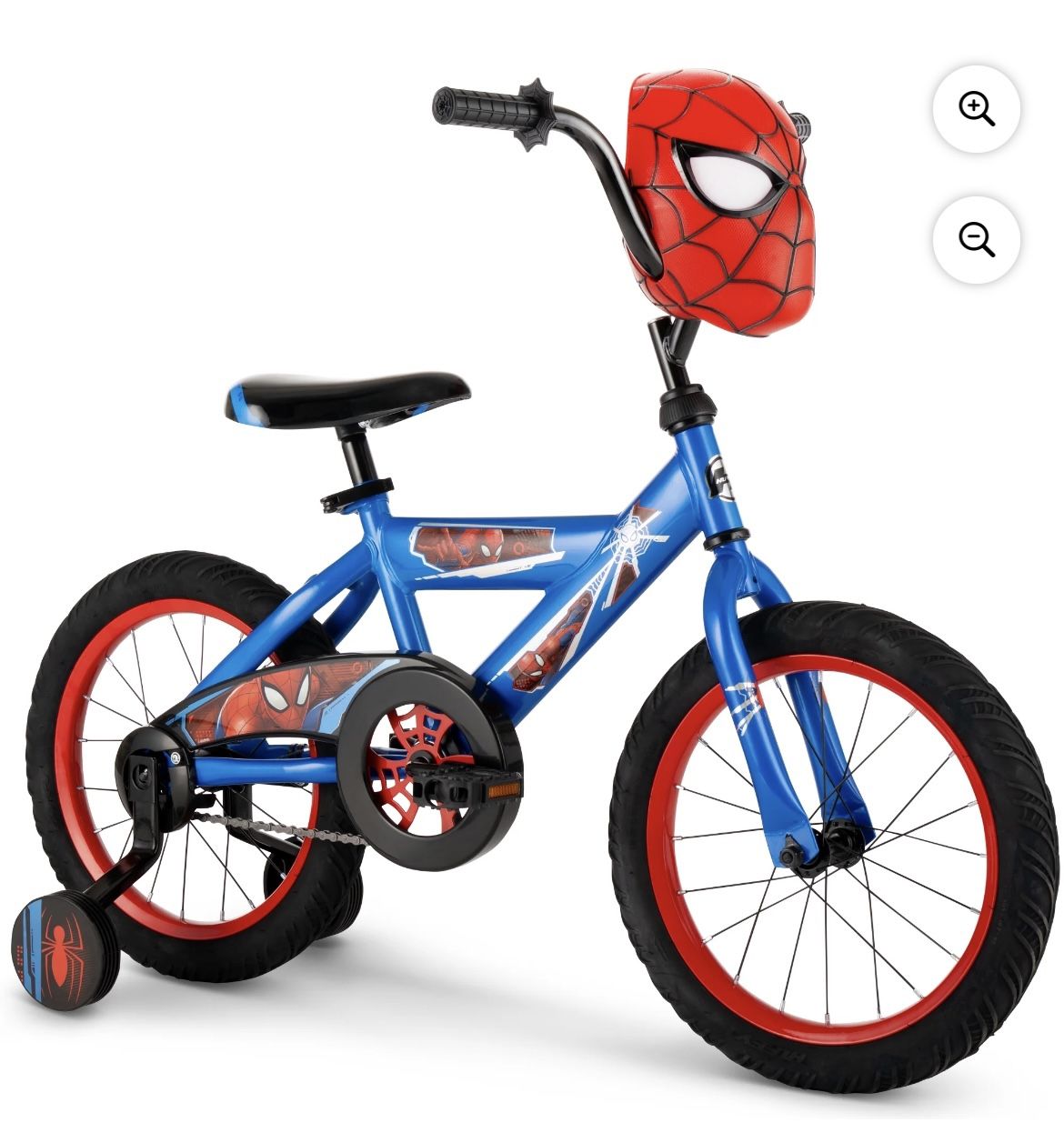 Spider-Man Huffy Bike With Training Wheels