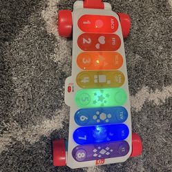 Large Light Up Push Or Pull Toy Xylophone For Kids Toddlers Babies Infants 